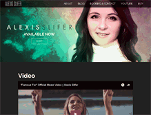 Tablet Screenshot of alexisslifer.com